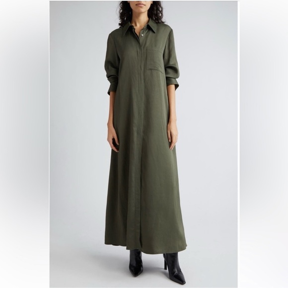 TWP “Jenny’s Gown” Flowing Maxi Shirt Dress - size XS - VGUC (see photos) - Picture 2 of 16